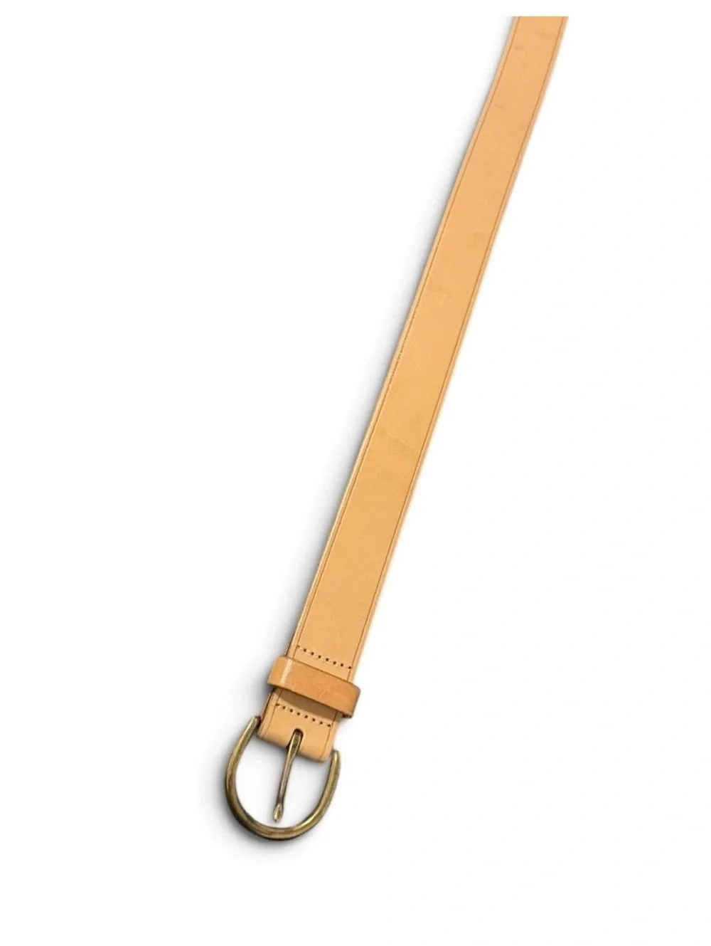 Madewell Italian Leather Honey Tan Belt USA Size S